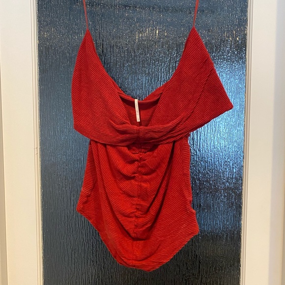 free people this cutie off the shoulder crop top - Picture 5 of 6